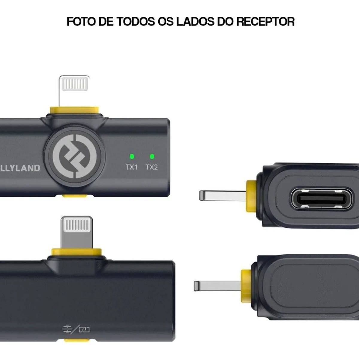 HOLLYLAND - Micrófonos Inalámbrico Hollyland Lark M2 Versión Lightning  Iphone