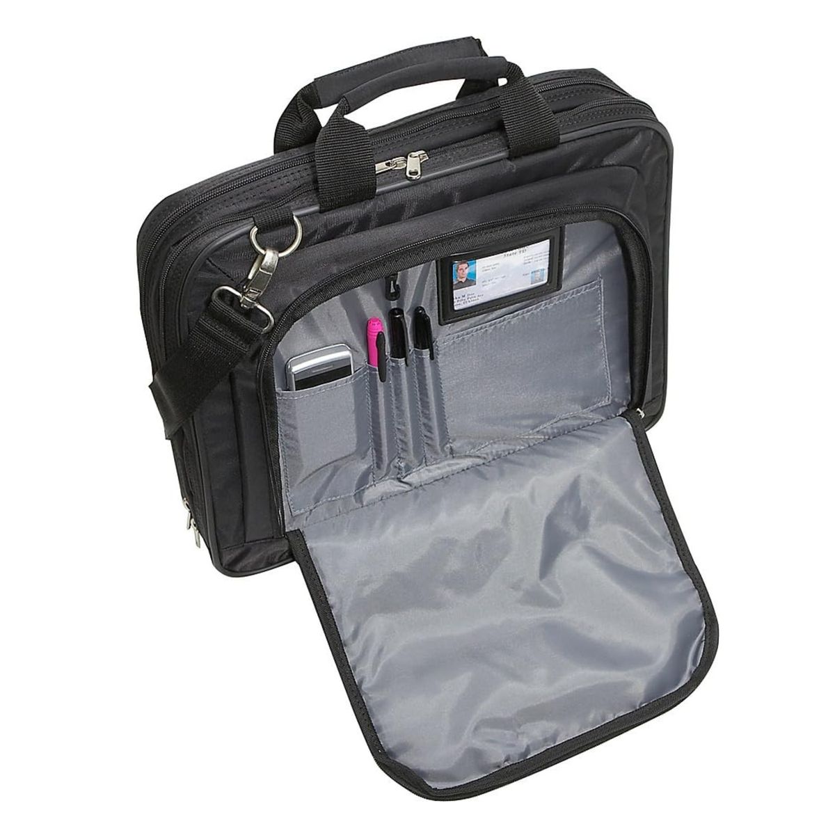 KENSINGTON - Maletín para Notebook 15.4" Tipo Mensajero Negro