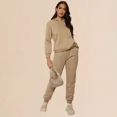 DESIGNERS - Conjunto Deportivo Mujer Buzo Polerón Con Capucha Algodon