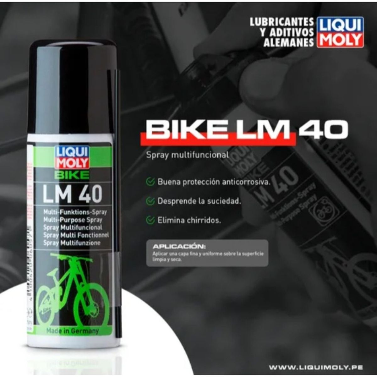 LIQUI MOLY - Lubricante Multiuso Liqui Moly Lm40 50 Ml.