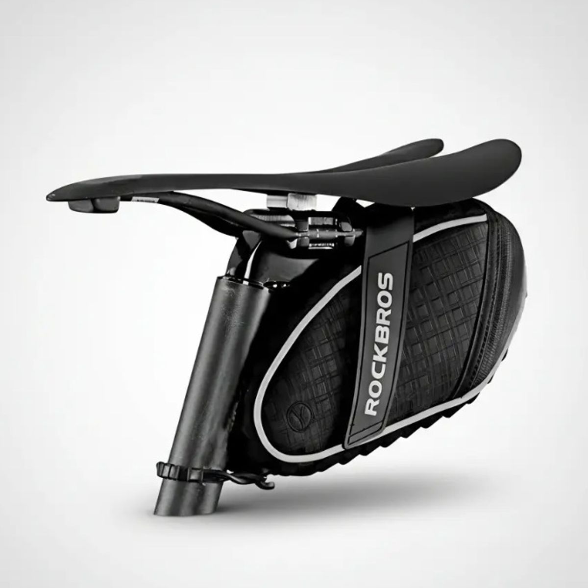 ROCKBROS - Bolso Sillín Bicicleta 1 LT Negro