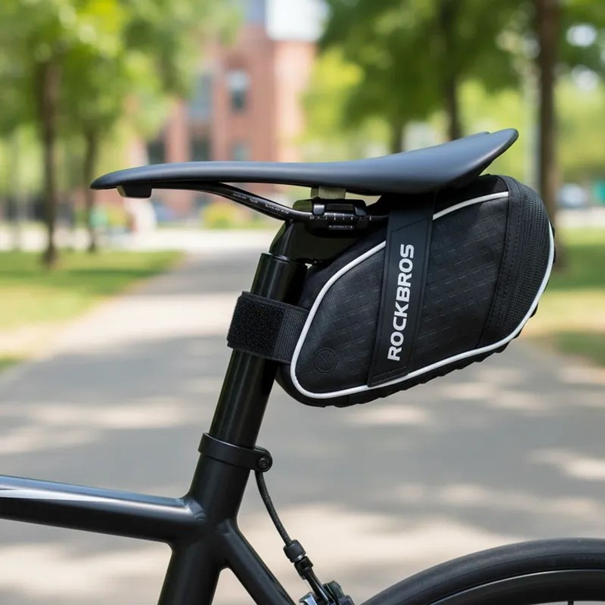 ROCKBROS - Bolso Sillín Bicicleta 1 LT Negro