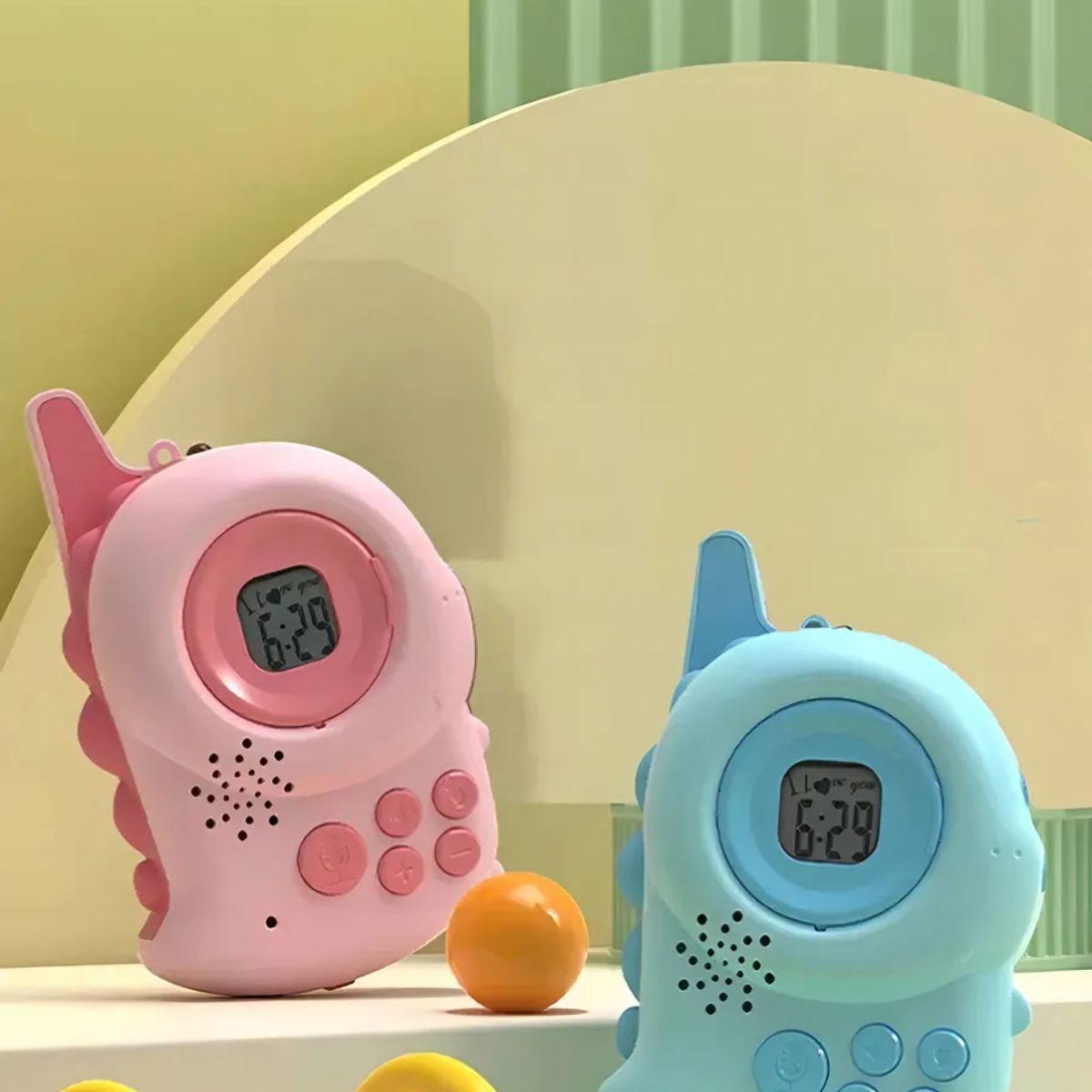 GENERICO - Walkie Talkie Niños Dinosaurio Kids Intercom 2 Colores