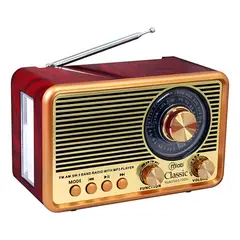 MLAB - Radio Portatil Recargable Usbpila Dx2 Usbtf Amfm Linterna