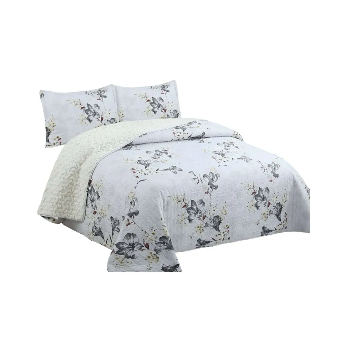 GENERICO - Quilt con sherpa king 250 x 270 cm_.