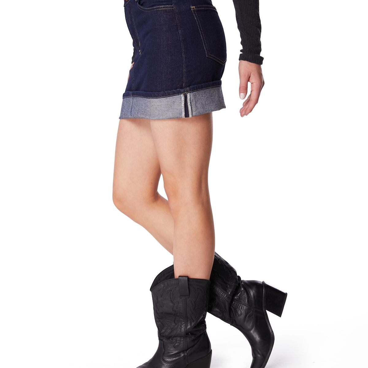 EFESIS - Falda Dark Mini Roll Up Mujer