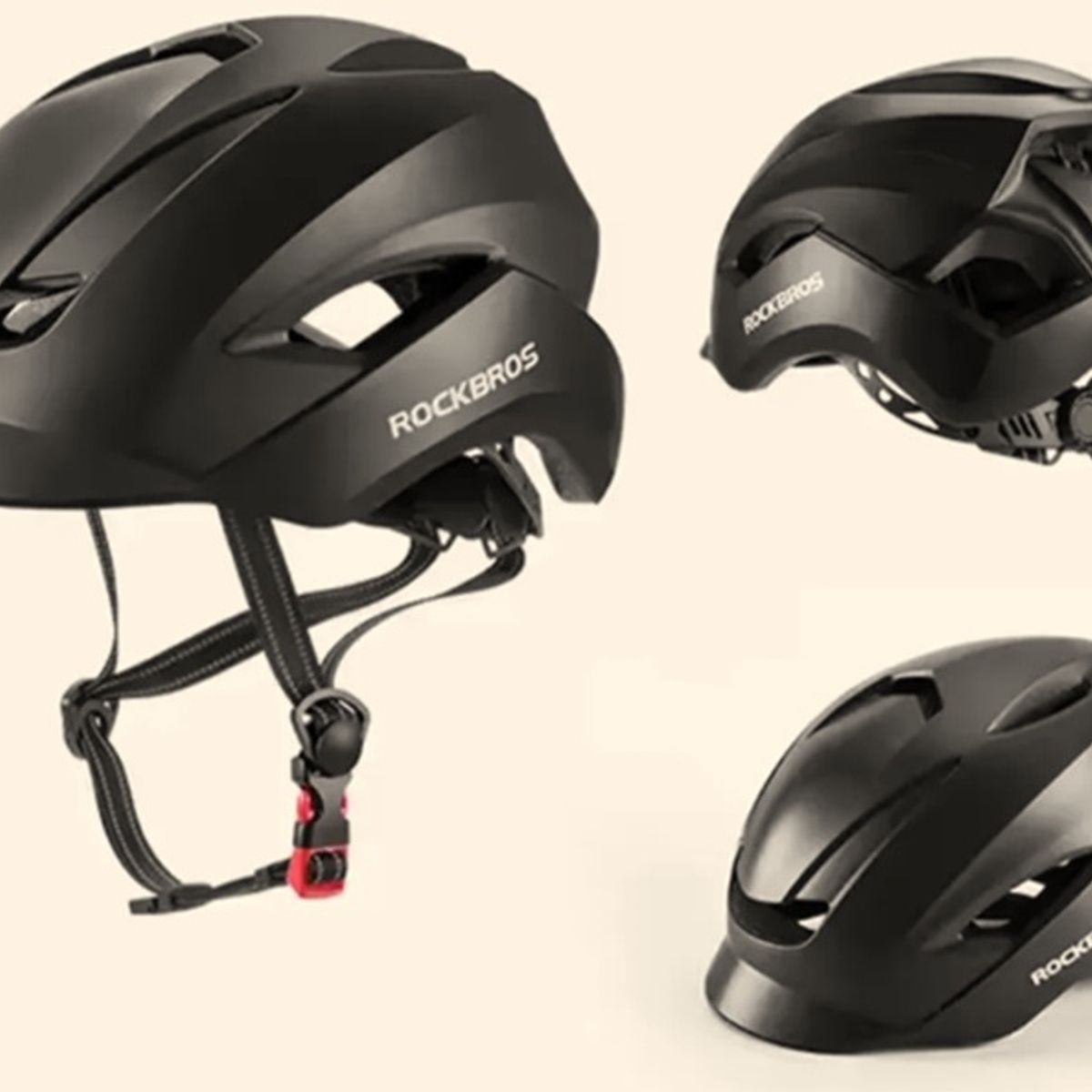 ROCKBROS - Casco Ciclismo Rockbros WT-099 Negro