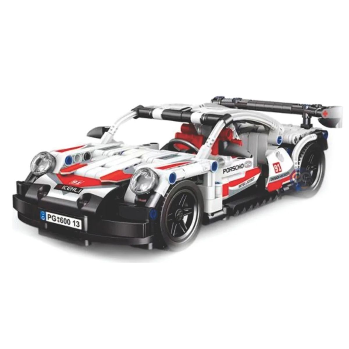 GENERICO - Auto armable 446 bloques, rompecabeza pull back