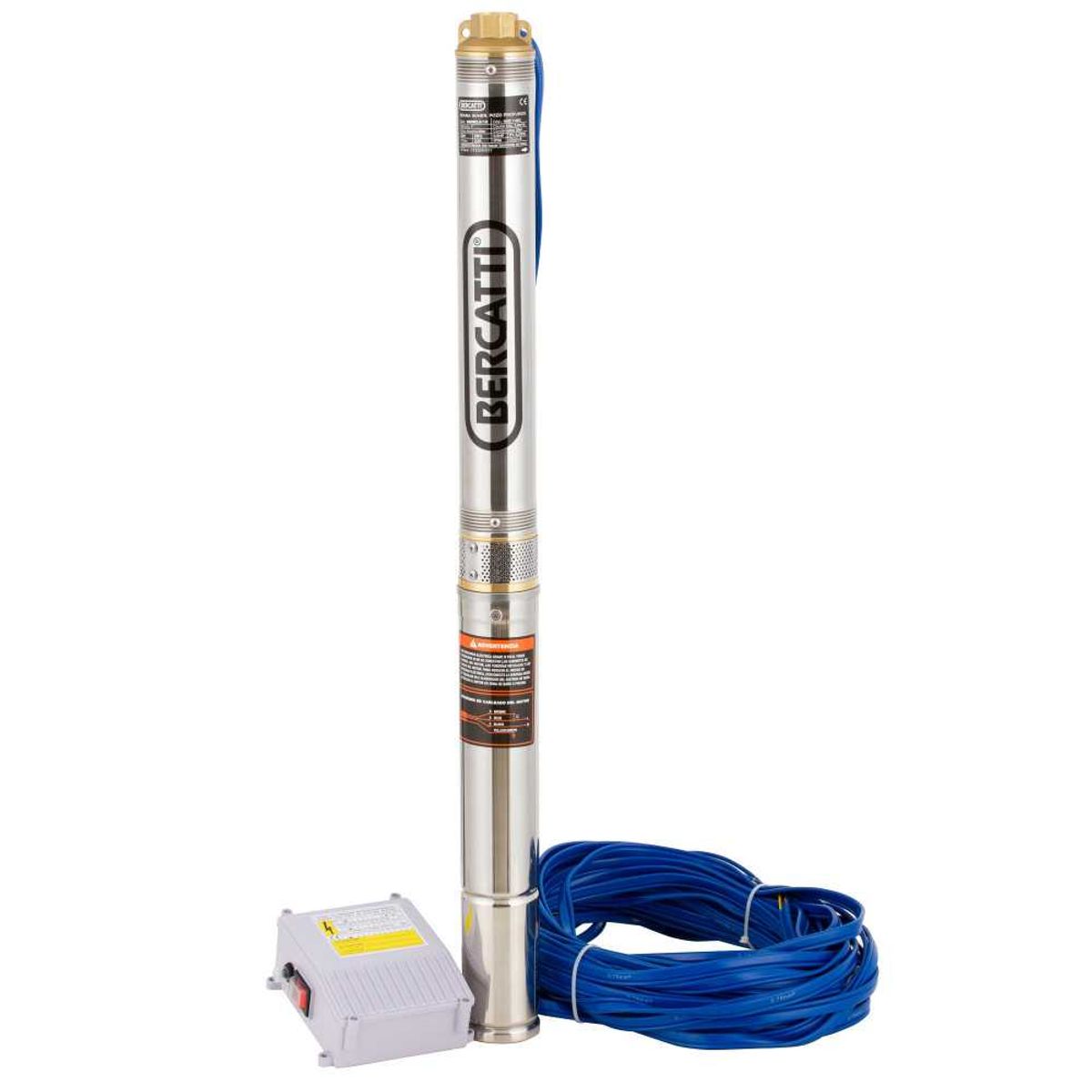 BERCATTI - Bomba Sumergible Pozo 3″ 0-75HP 3BDM2515 Bercatti