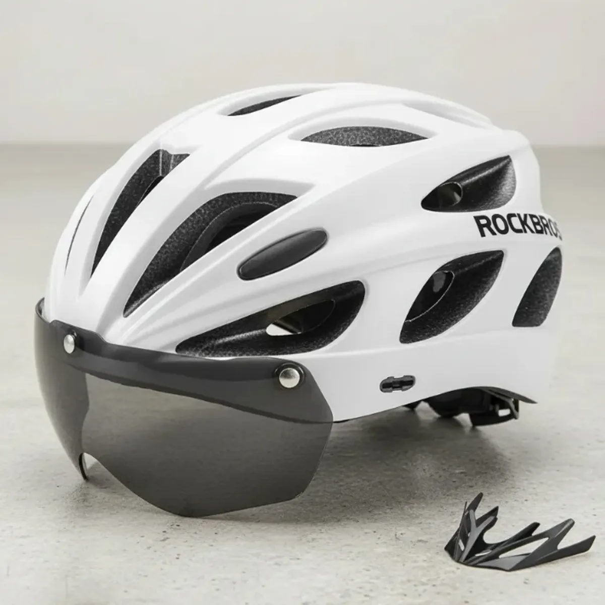 ROCKBROS - Casco Ciclismo Rockbros TT16 Blanco