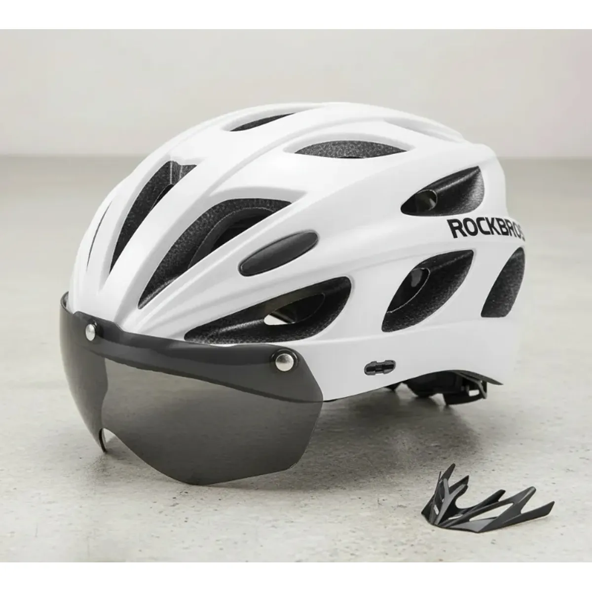 ROCKBROS - Casco Ciclismo Rockbros TT16 Blanco