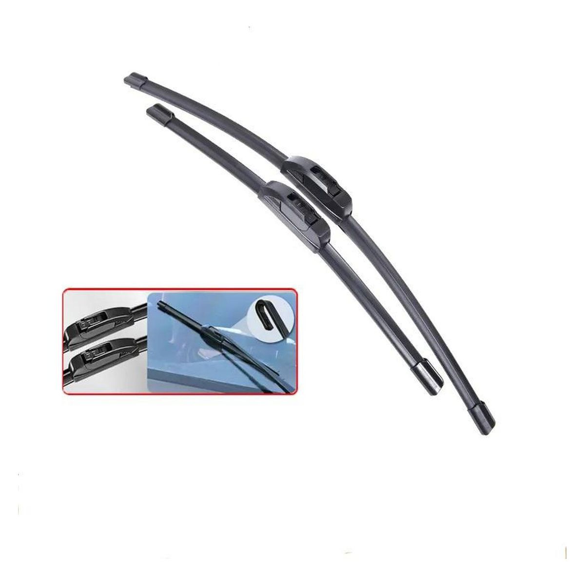 GENERICO - Juego Plumillas Limpiaparabrisas Changan Hunter Original