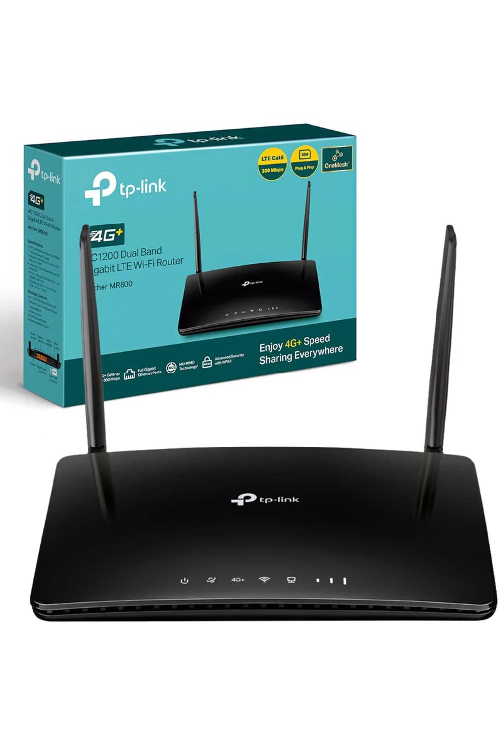 TP LINK Router Bam inalambrico Tp-Link MR600 4G 300Mb/s LTE Chip