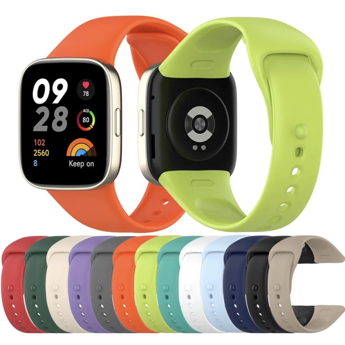 GENERICO - Correas Silicona Compatible Con Redmi Watch 3