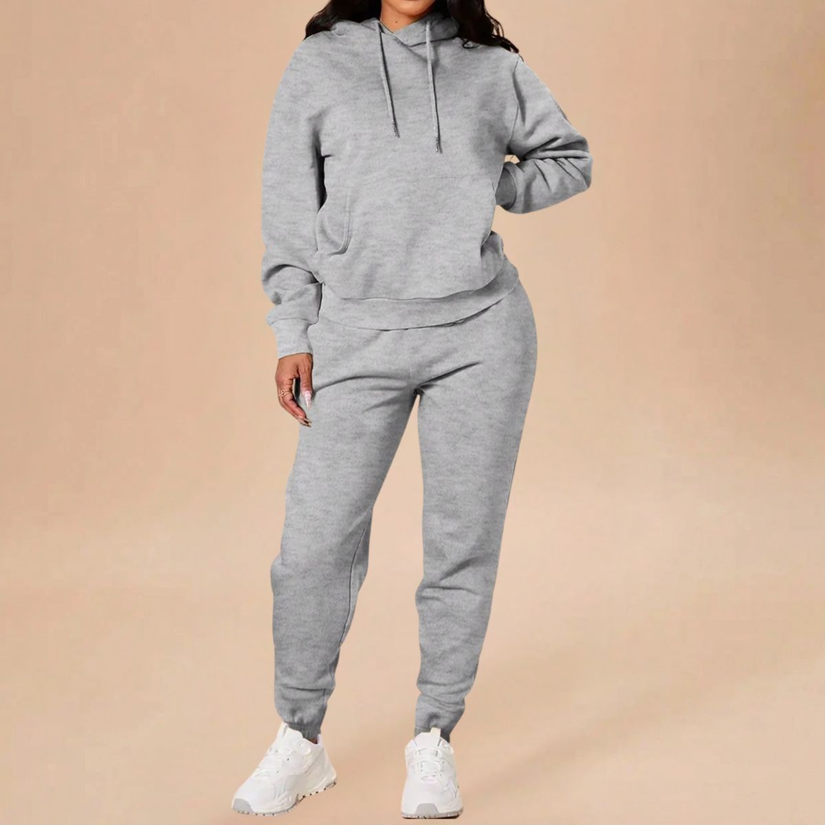 DESIGNERS - Conjunto Deportivo Mujer Buzo Polerón Con Capucha Algodon