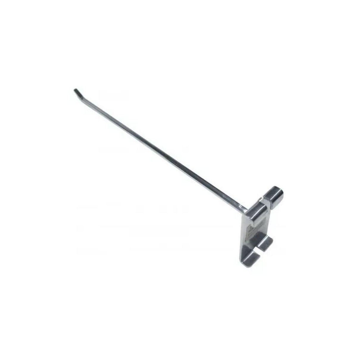 GENERICO - Pack 20 Ganchos de metal cromado para Malla o Rejilla 25cm