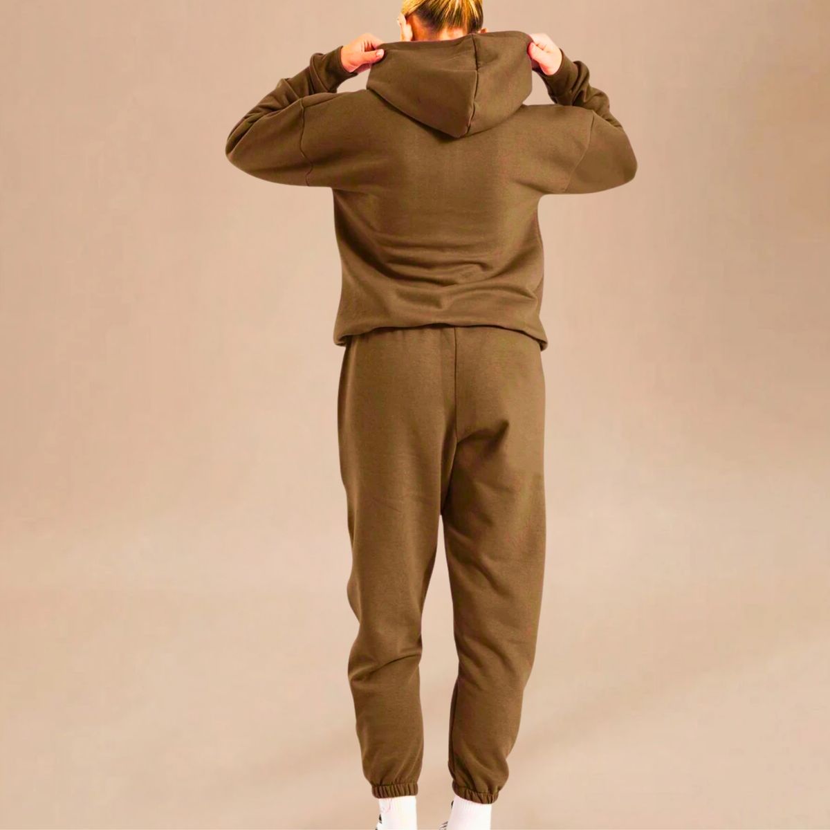 DESIGNERS - Conjunto Deportivo Mujer Buzo Polerón Con Capucha Algodon