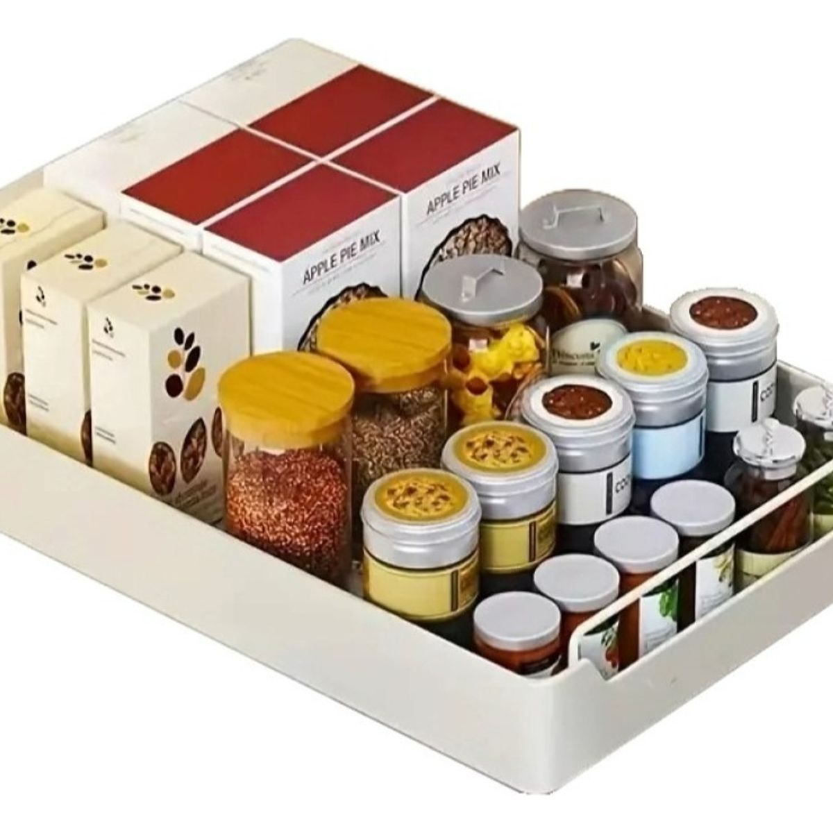 ANYHOGAR - Organizador De Cocina Repisa Extraíble Bandeja Desplegable