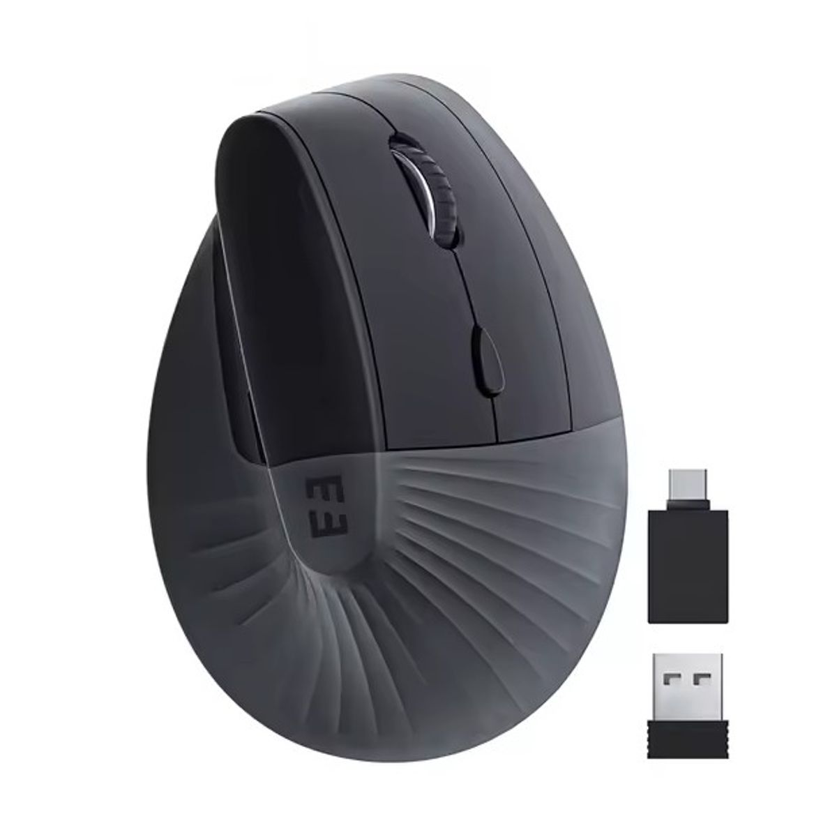GENERICO - Mouse Ergonómico Recargable Seenda MBD7 Negro