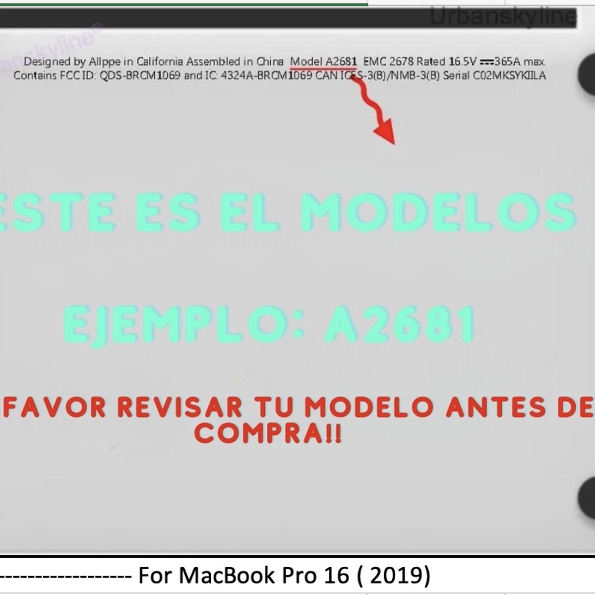 GENERICO - Carcasa para Macbook new Pro 16 (A2141) Morado Clear