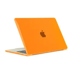 GENERICO - Carcasa para Macbook New Air 13.6 M2-M3-M4 Naranjo Clear