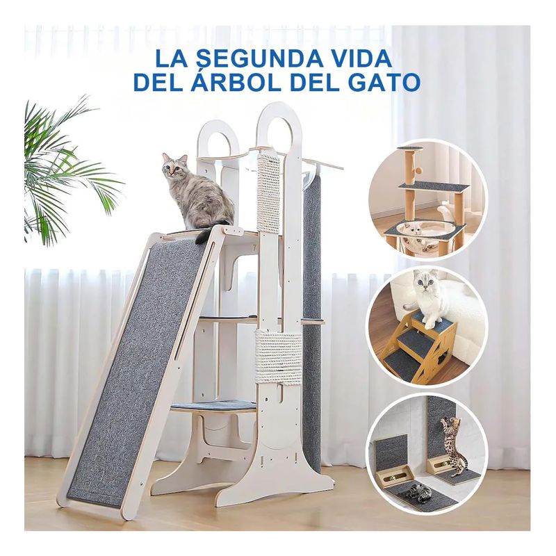 DEKANO - Rollo 40cmx3m Protector Mueble Antiarañazo Gato Sofa Sillón