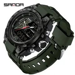 BLWOENS - Relojes masculinos de moda - Verde
