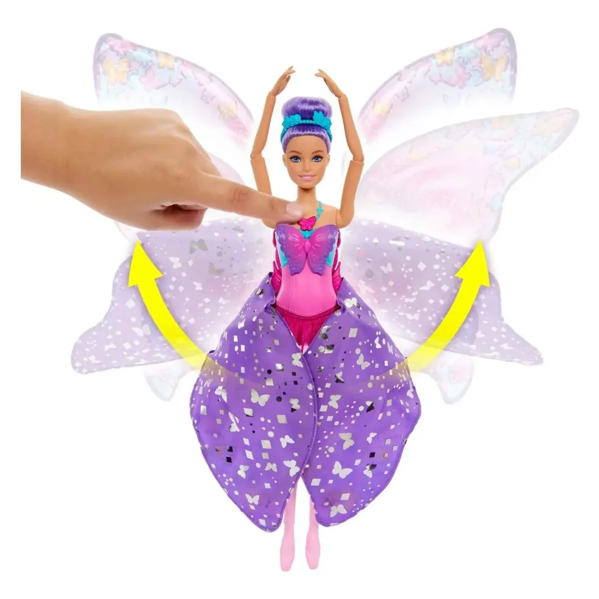 BARBIE - Muñeca Transformación Mágica - Barbie Mariposa