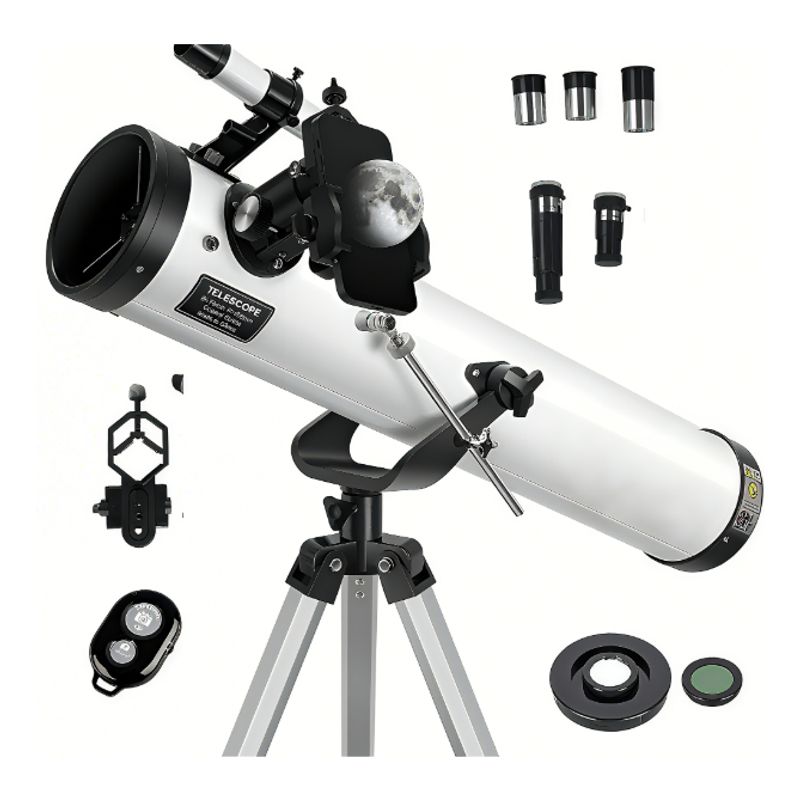 U BUY - Telescopio Astronómico Newtoniano F70076  + Soporte