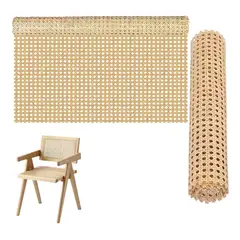 DEKANO - 2 Rollos Malla Correas Ratán Natural Suministros Bricolaje