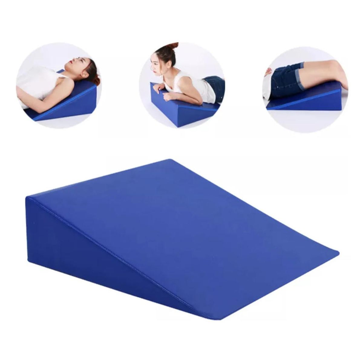 ATURE - Almohada De Cuña Rehabilitación Postura Terapeutica 30° Azul
