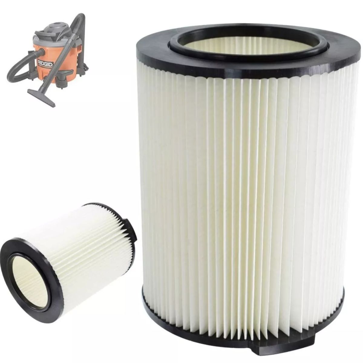 KINDA NICE - Filtro Para Aspiradora Ridgid Vf4000 Repuesto Accesorios