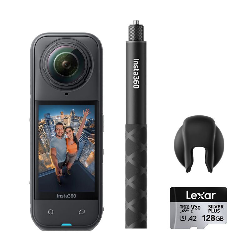 INSTA 360 - Cámara Insta360 X5 Paquete Get-Set 128GB