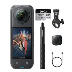 INSTA 360 - Cámara Insta360 X5 Paquete de motocicleta 8K de 360°