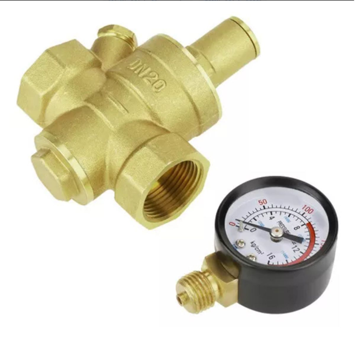 KINDA NICE - Válvula Reductora De Presión De Latón Ajustable