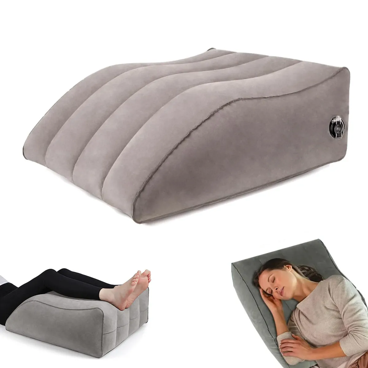 ATURE - Inflable Rodilla Fatiga Alivio Reposapiés Almohada Viaje