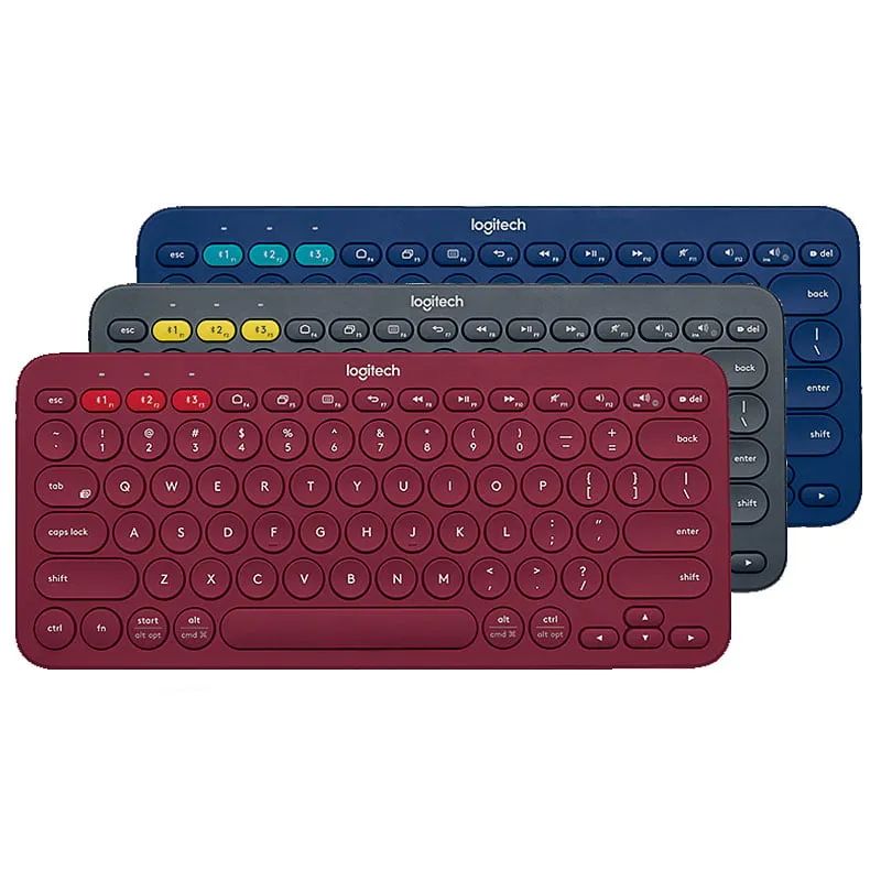 LOGITECH - Teclado Logitech K380 Bluetooth multidispositivo Rojo