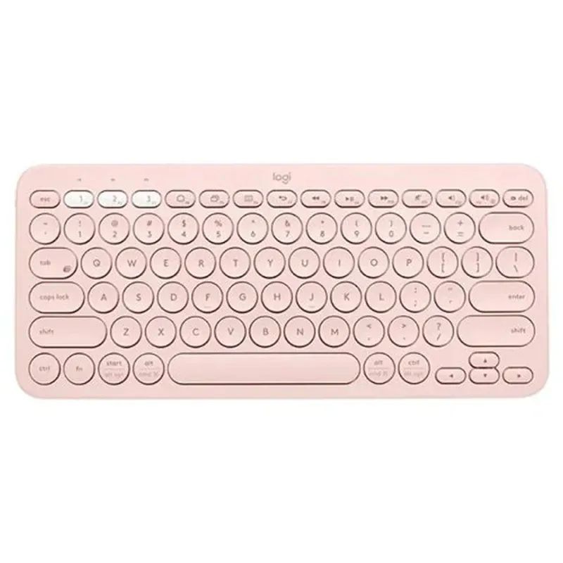 LOGITECH - Teclado Logitech K380 Bluetooth multidispositivo Rosa