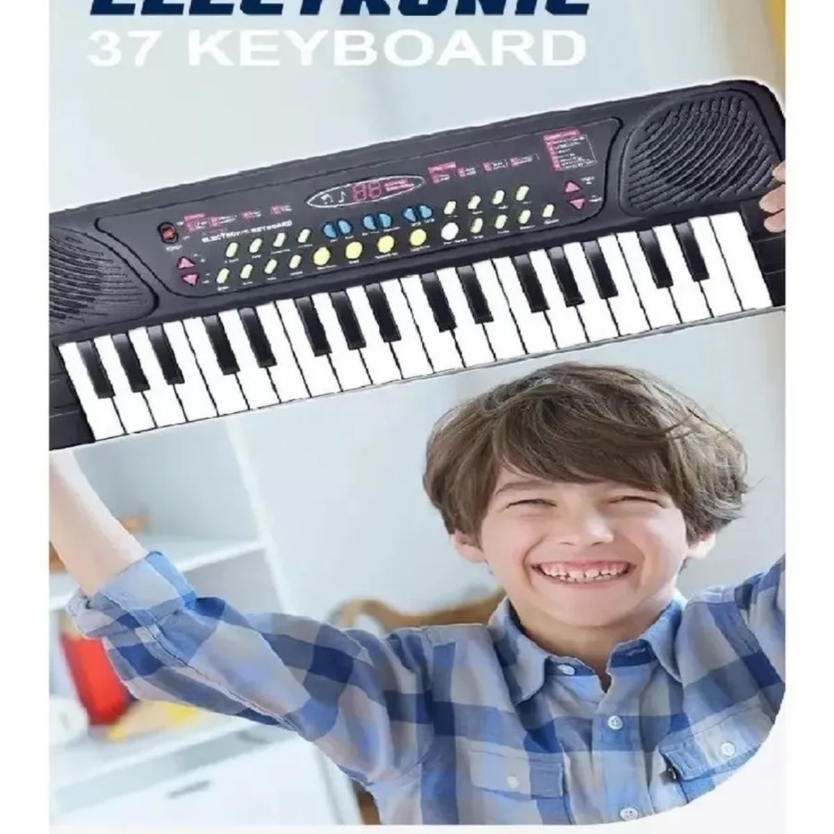 GENERICO - Teclado Piano Musical Electrónico Para Niños Con Micrófono