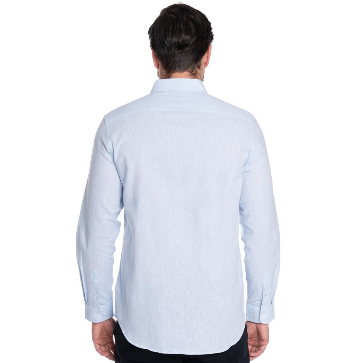 POTROS - CAMISA HOMBRE CASUAL MANGA LARGA LINO BOLONIA - POTROS