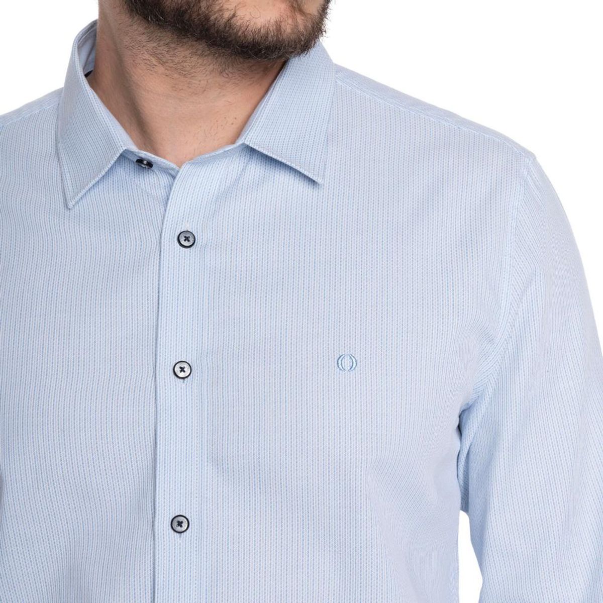 POTROS - CAMISA HOMBRE CASUAL MANGA LARGA TEXTURADA GRANADA - POTROS