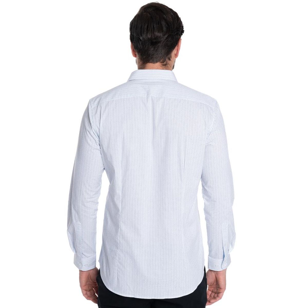 POTROS - CAMISA HOMBRE CASUAL MANGA LARGA TREVIRA ESTAMPADA SEVILLA