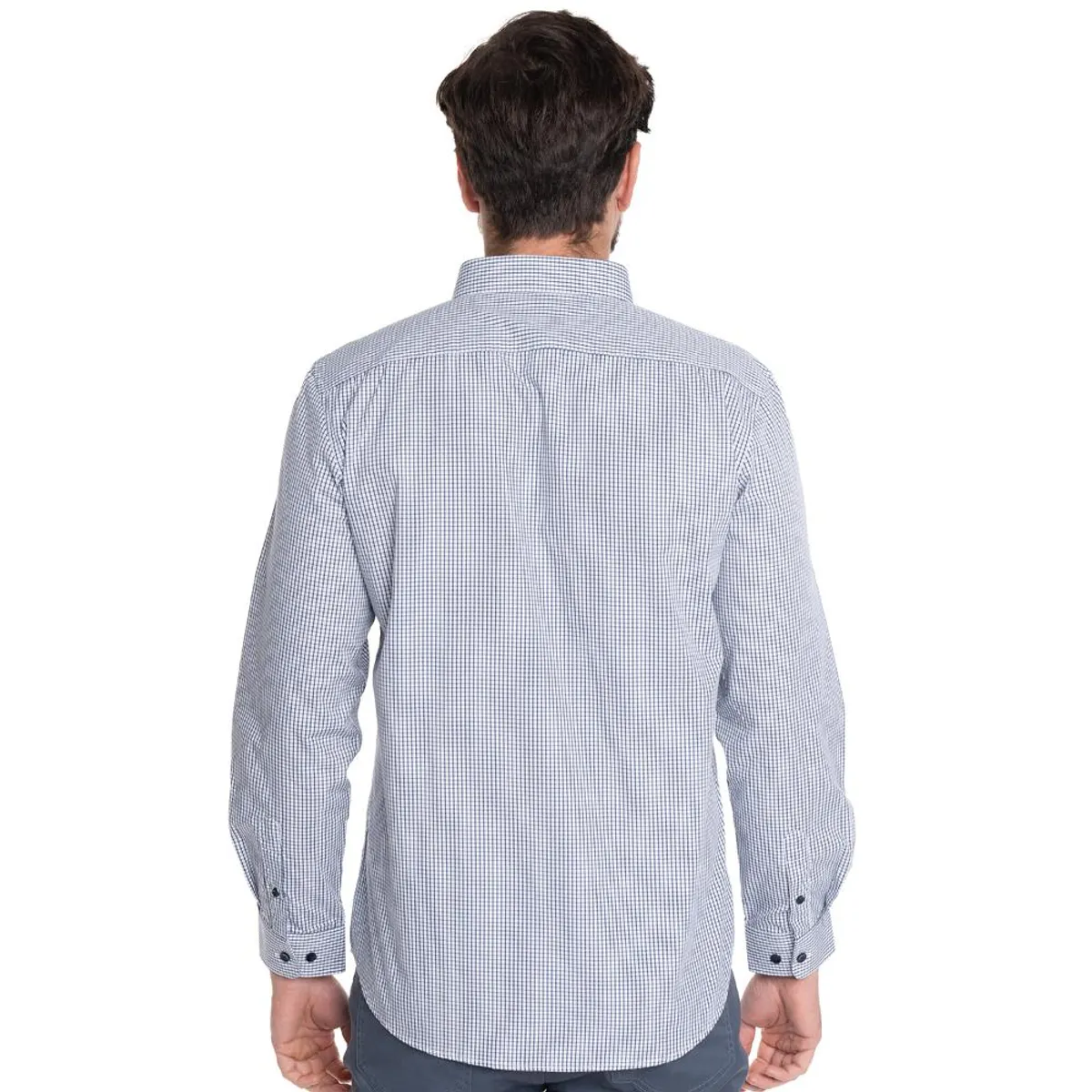 POTROS - CAMISA HOMBRE CASUAL MANGA LARGA TREVIRA CUADRO TOLEDO - POTROS