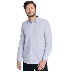 POTROS - CAMISA HOMBRE CASUAL MANGA LARGA TREVIRA ESTAMPADA SEVILLA