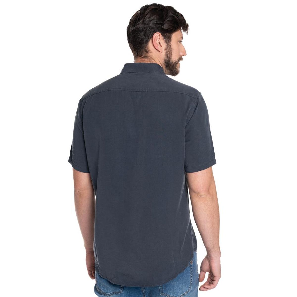 POTROS - CAMISA HOMBRE MANGA CORTA LYOCELL LISA SANTIAGO - POTROS