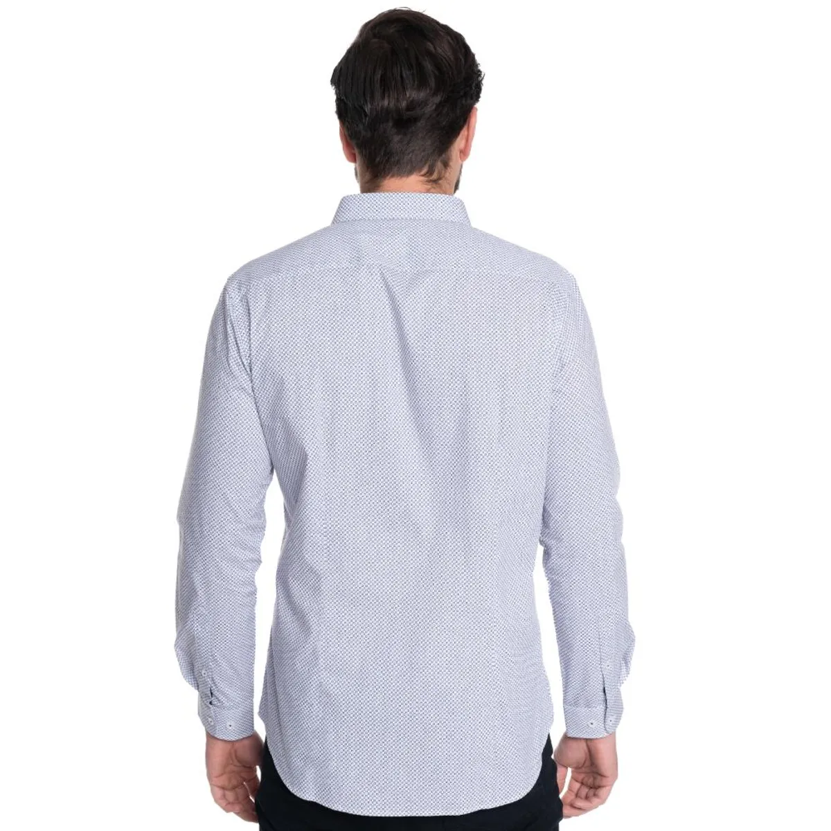 POTROS - CAMISA HOMBRE CASUAL MANGA LARGA TREVIRA ESTAMPADA SEVILLA