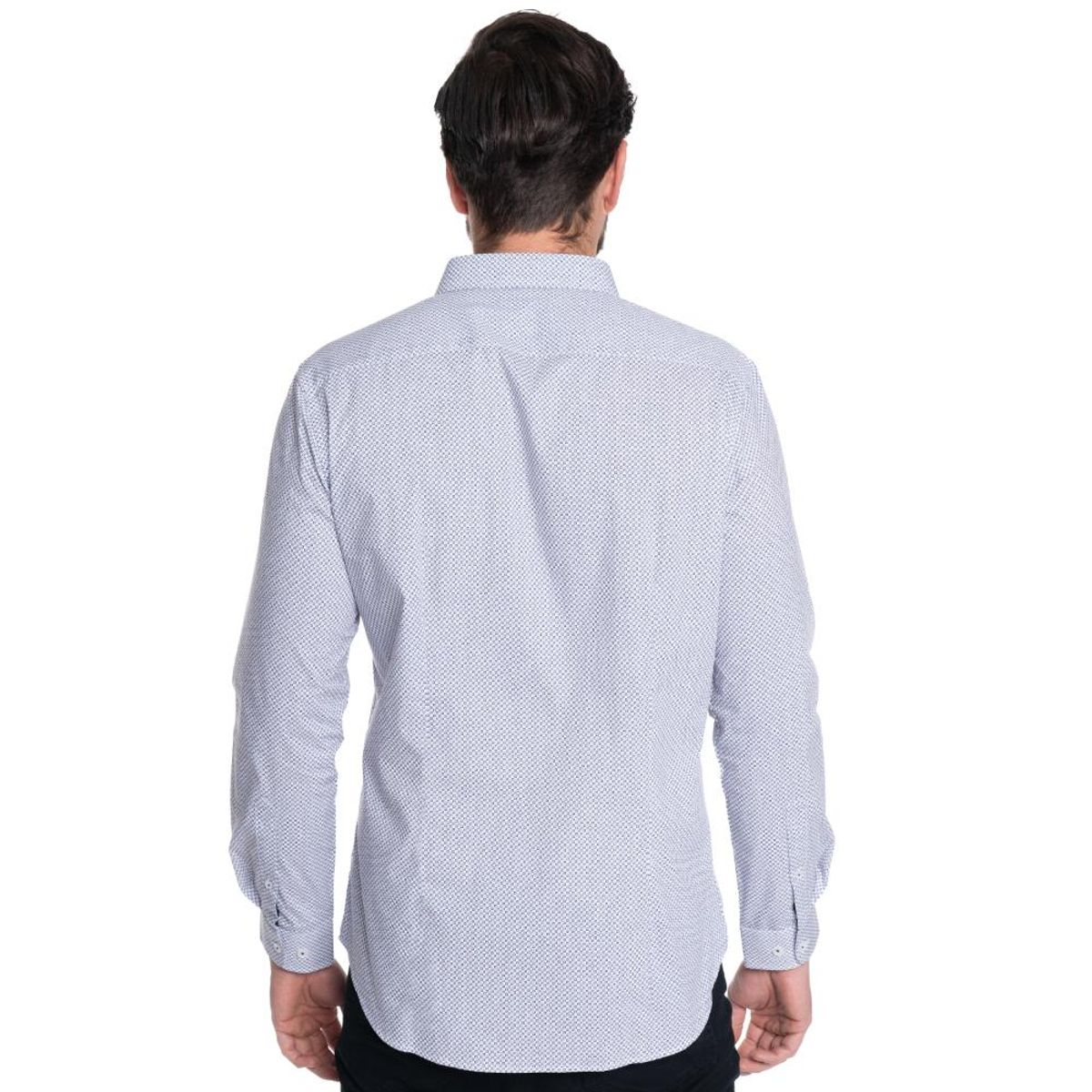 POTROS - CAMISA HOMBRE CASUAL MANGA LARGA TREVIRA ESTAMPADA SEVILLA