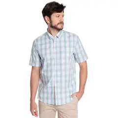 POTROS - CAMISA HOMBRE MANGA CORTA TREVIRA ESCOCESA EDIMBURGO -