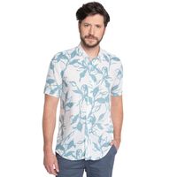 CAMISA HOMBRE MANGA CORTA VISCOSA ESTAMPADA MALLORCA -