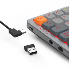 REDRAGON - Teclado Gamer Mecanico Azure K652gg Rgb pro Ingles